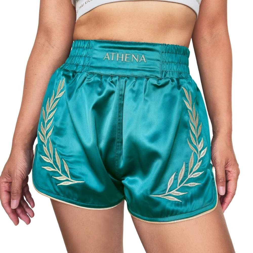 Athena Teal Muay Thai Shorts – MMA Fight Store