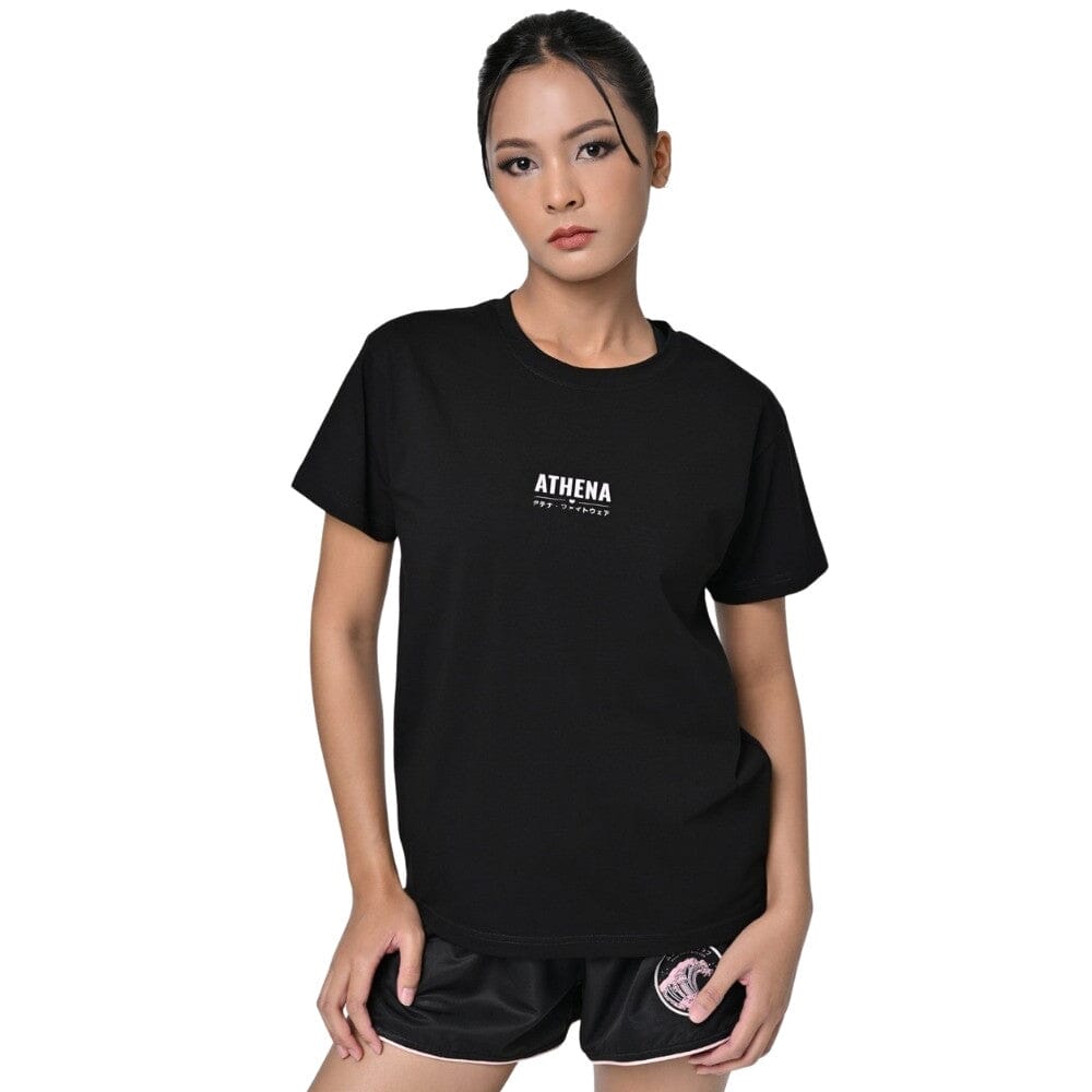 Athena Ryoko Graphic Tee Black/Pink T-Shirts Athena