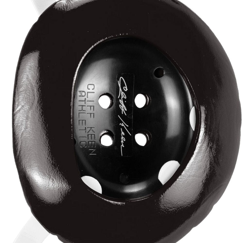 Cliff Keen E58 Signature Ear Guard Black/White Ear Guards Cliff Keen Athletic