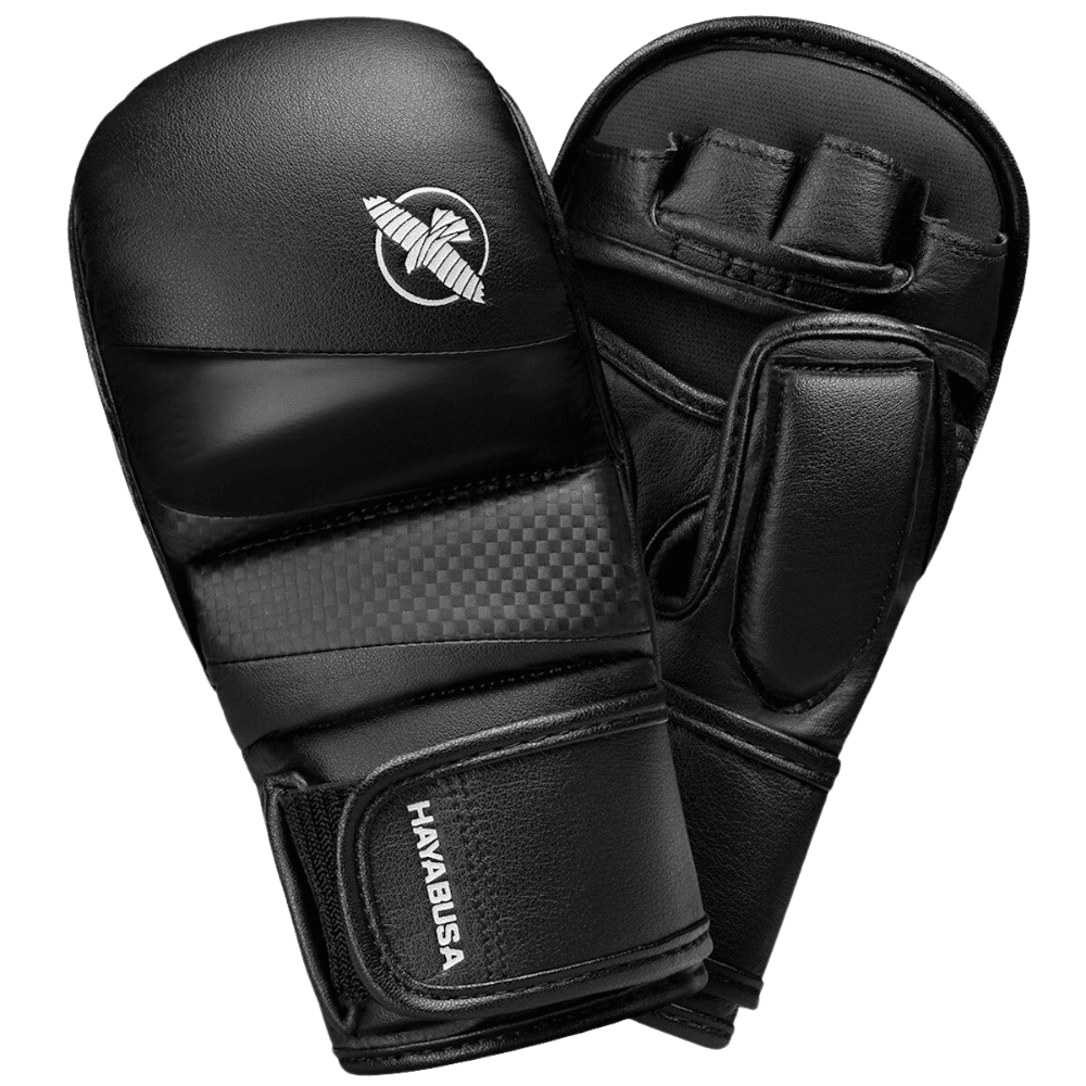Hayabusa T3 7oz Hybrid MMA Gloves Black/Black – MMA Fight Store