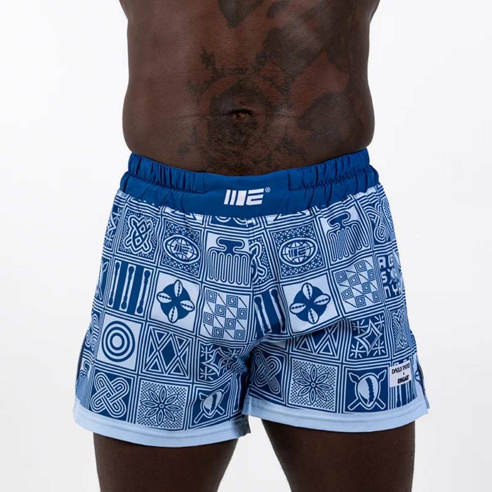 Engage Daily Paper x Adesanya MMA Hybrid Shorts Blue