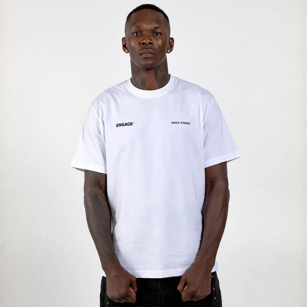 Engage Daily Paper x Adesanya T-Shirt White