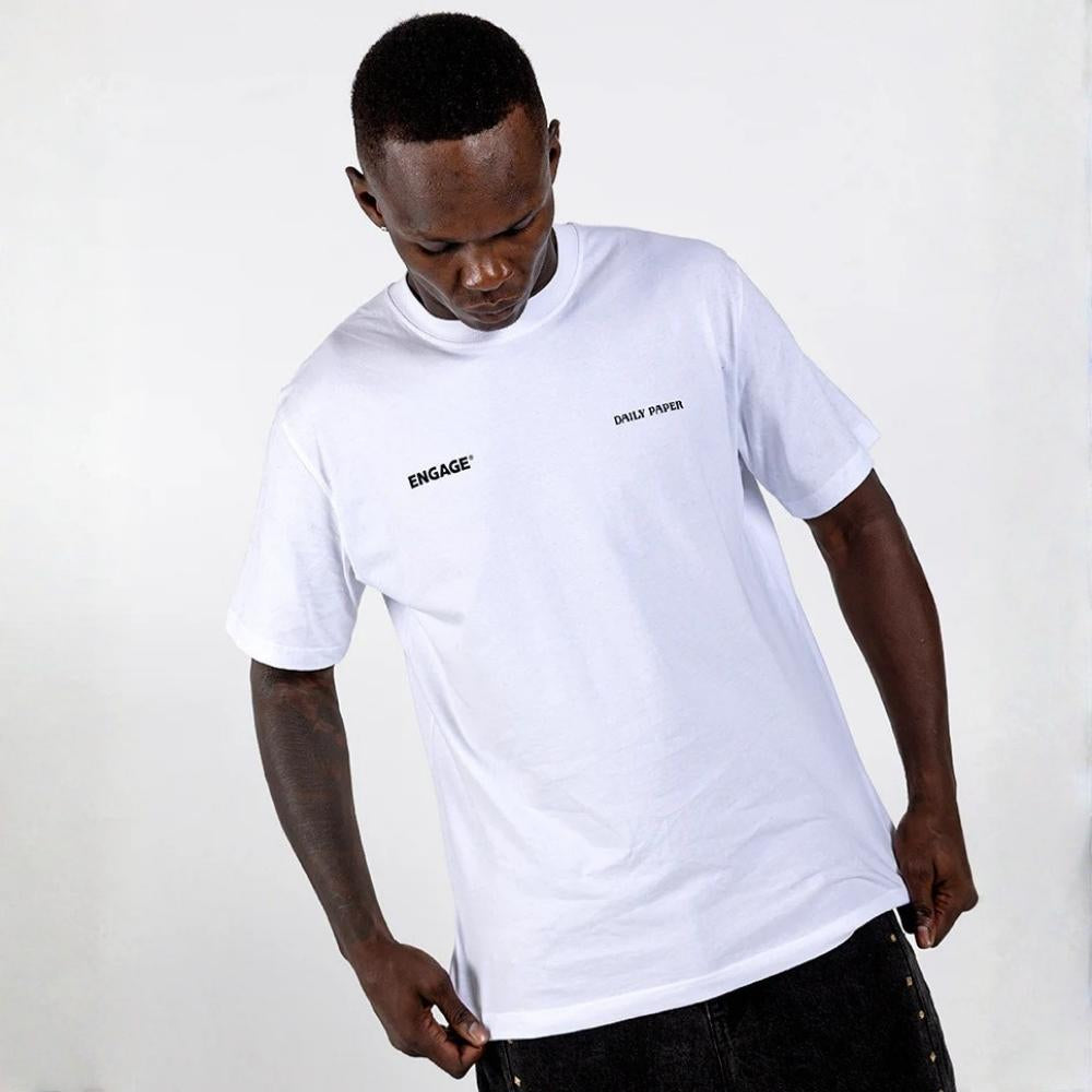 Engage Daily Paper x Adesanya T-Shirt White