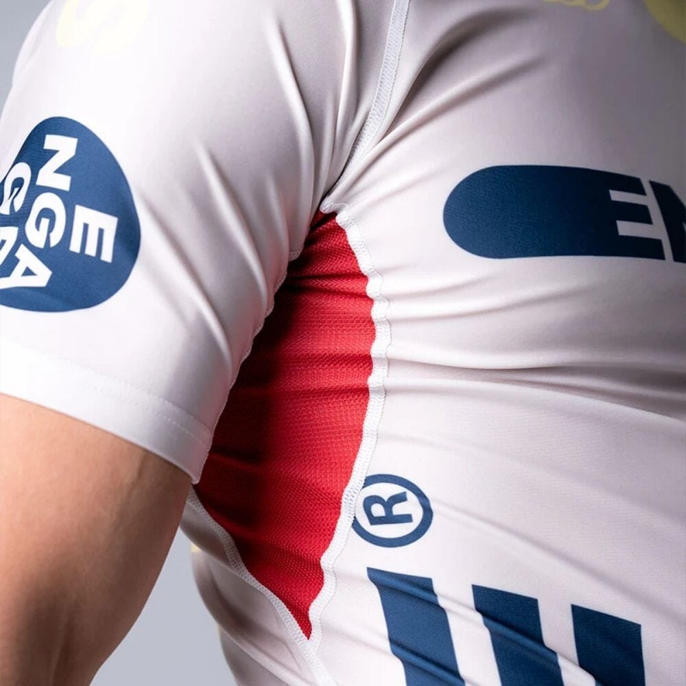Engage Set The Standard Short Sleeve Rashguard White Rashguards Engage