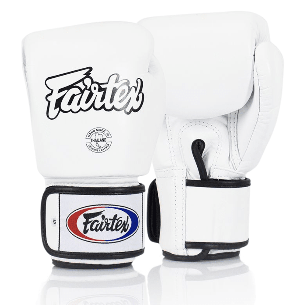 Fairtex BGV1 Universal Muay Thai Boxing Gloves White – MMA Fight Store