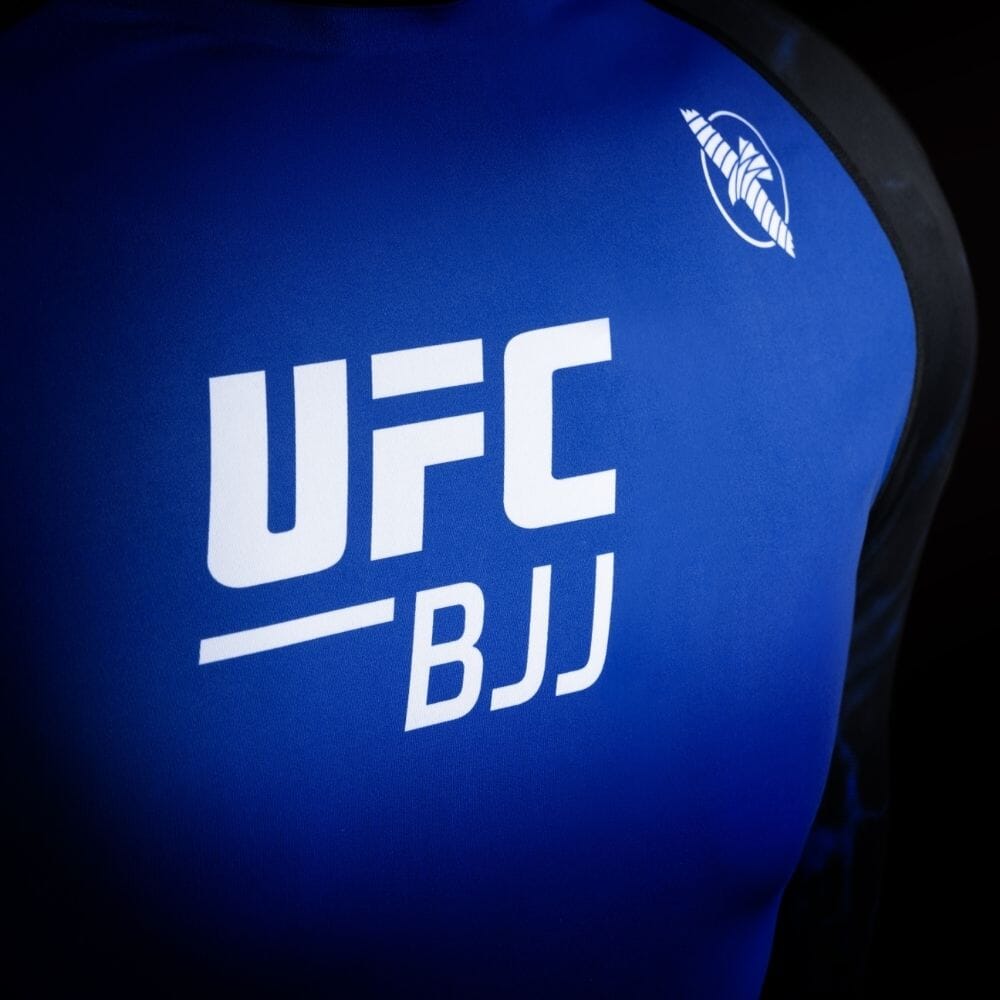 Hayabusa UFC BJJ Long Sleeve Rashguard Black/Blue Rashguards Hayabusa