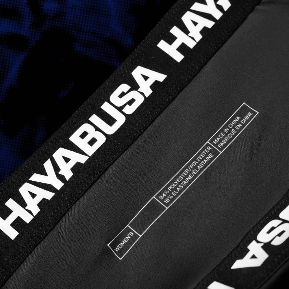 Hayabusa UFC BJJ Womens Leggings Black/Blue Spats Hayabusa