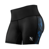 Hayabusa UFC BJJ Womens Vale Tudo Shorts Black/Blue