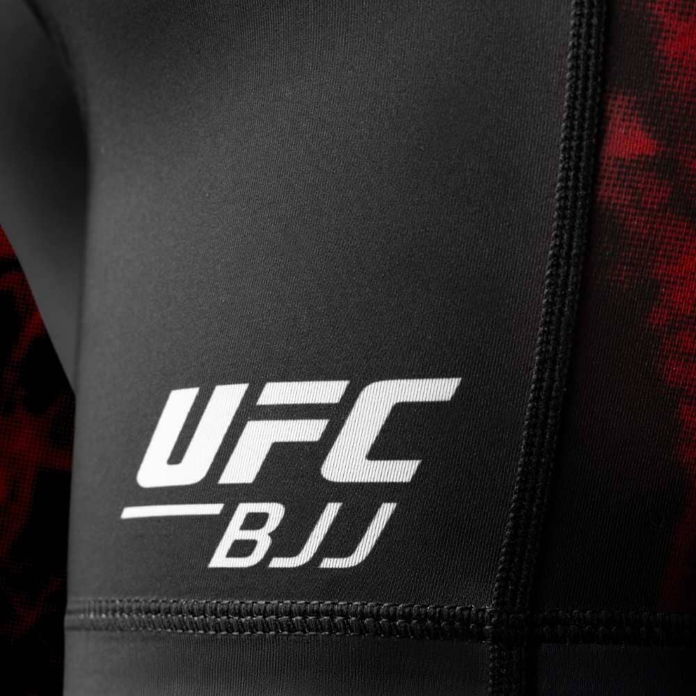 Hayabusa UFC BJJ Womens Vale Tudo Shorts Black/Red Compression Shorts Hayabusa