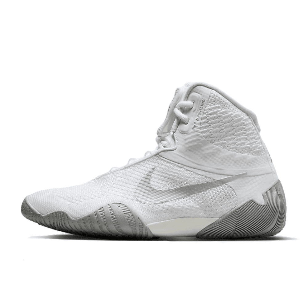 Nike Tawa Wrestling Boots White/Silver – MMA Fight Store