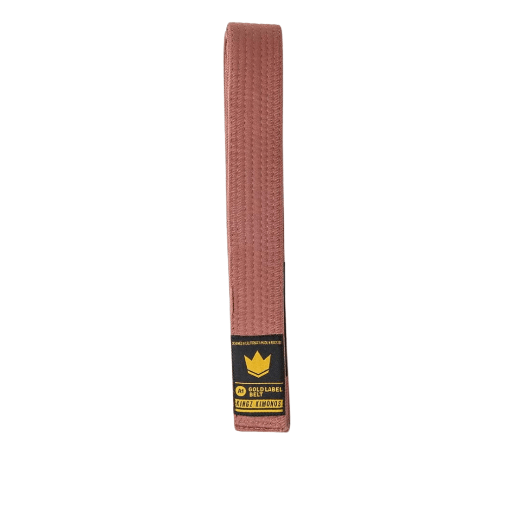 Kingz Gold Label V2 Jiu Jitsu Belts BJJ Belts Kingz Brown A0