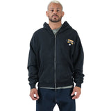 Kingz Flag Zip Up Hoodie Black