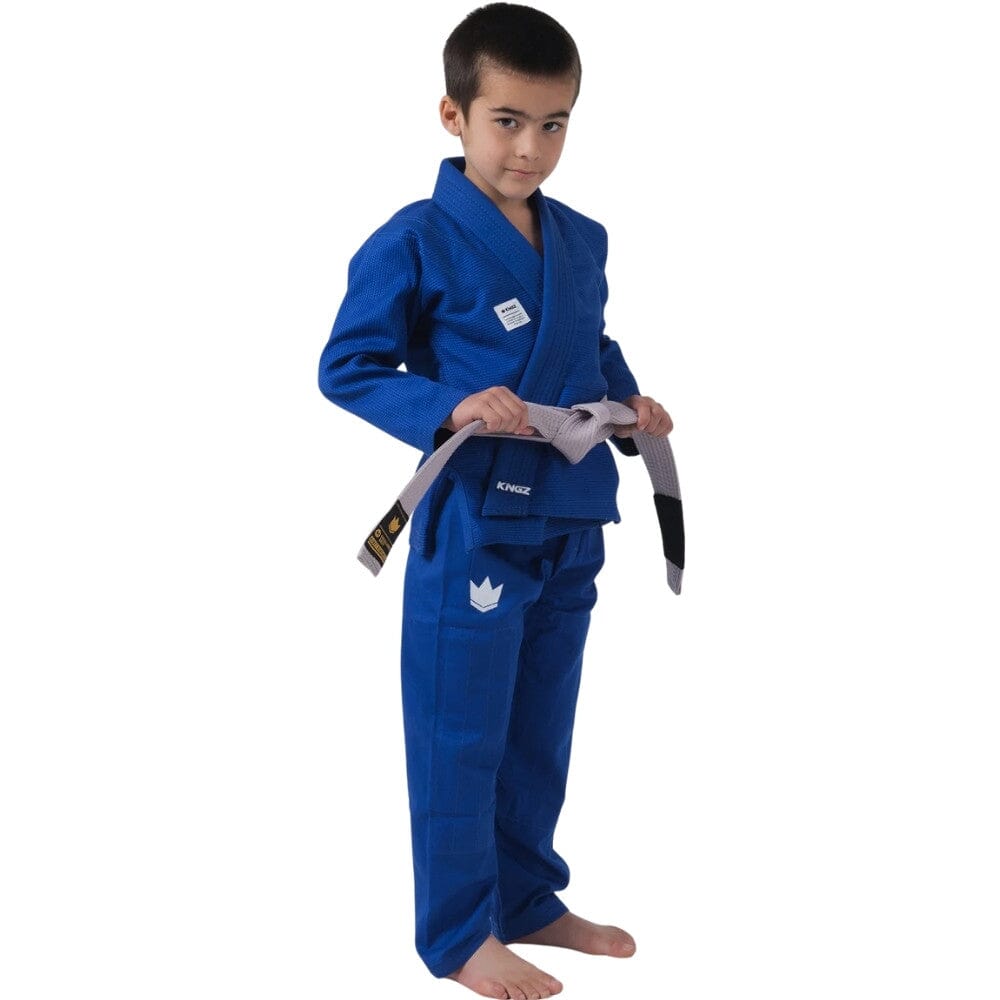 Kingz Kore Kids V2 Jiu Jitsu Gi Blue BJJ Gi Youth Kingz
