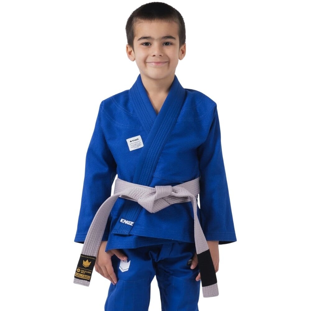 Kingz Kore Kids V2 Jiu Jitsu Gi Blue BJJ Gi Youth Kingz