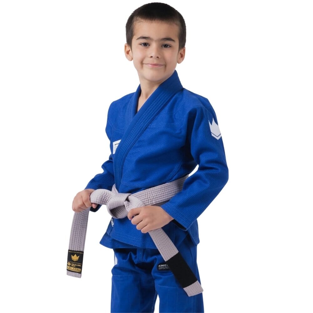 Kingz Kore Kids V2 Jiu Jitsu Gi Blue BJJ Gi Youth Kingz