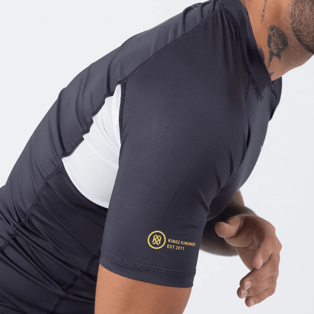 Kingz Ranked Performance V2 Short Sleeve Rashguard Rashguards Kingz