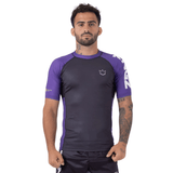Kingz Ranked Performance V2 Short Sleeve Rashguard Purple