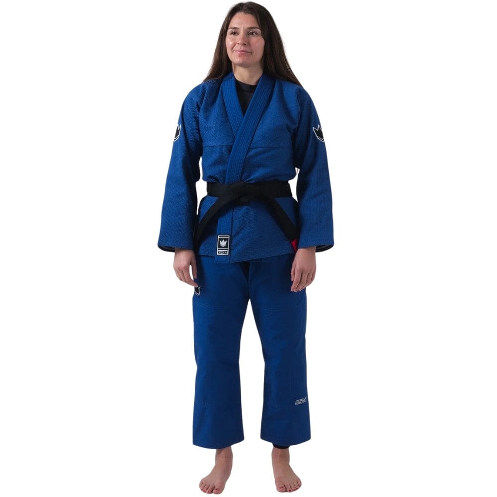 Kingz Womens Ultralight 2.0 Jiu Jitsu Gi Blue BJJ Gi Women Kingz Blue F1