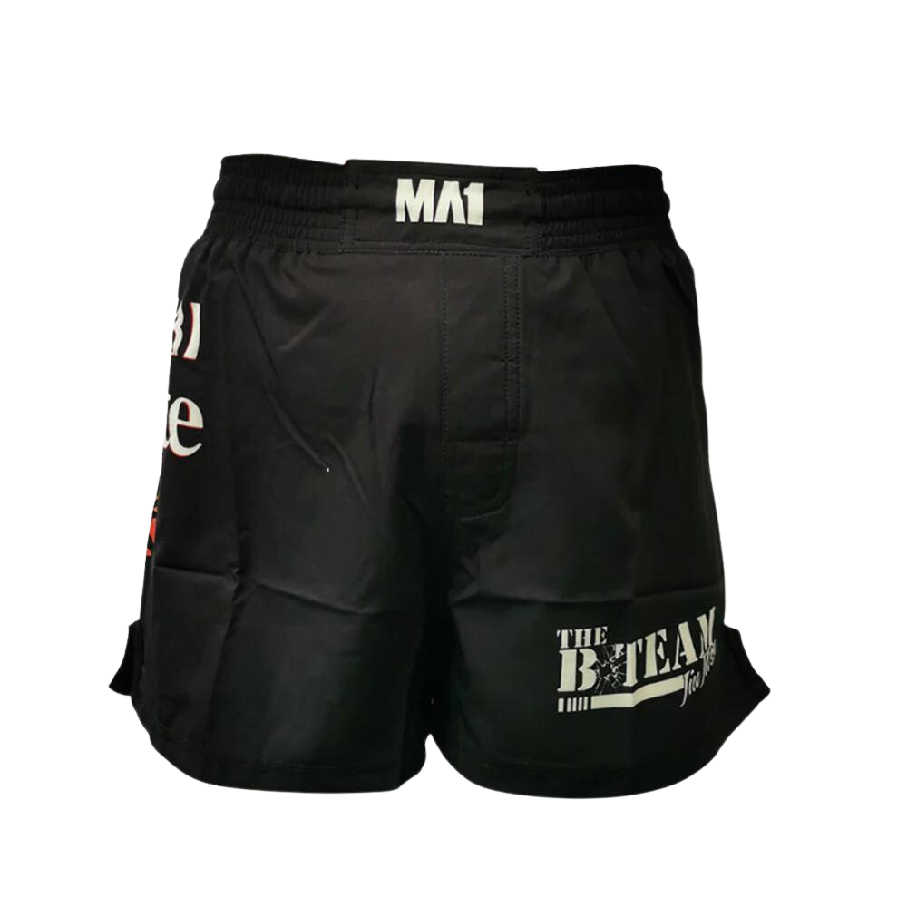 MA1 B-Team MGK Black High Cut MMA Shorts