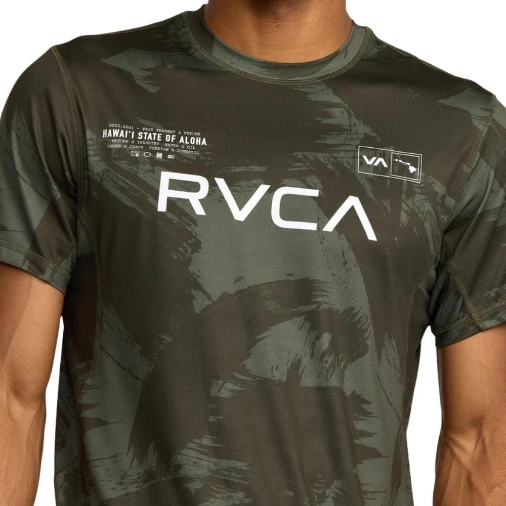 RVCA Hawaii Sport Vent T-Shirt Island Camo T-Shirts RVCA