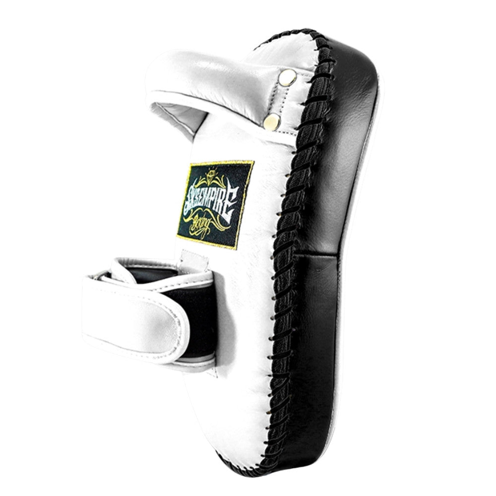 SKS Small Curved Muay Thai Pads White