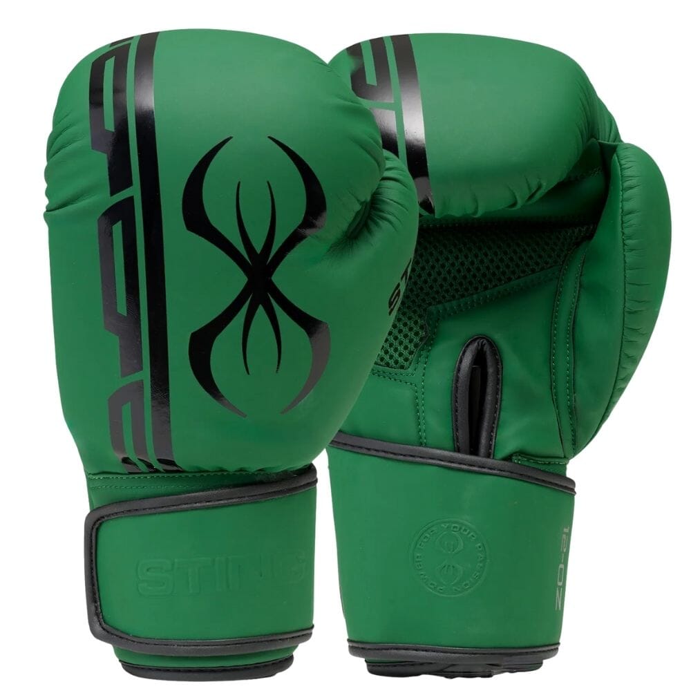 sting boxing gear Sting Armaplus Boxing Gloves Green/Black – MMA Fight Store