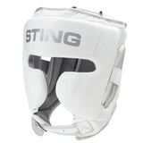 Sting Viper X Gel Full Face Head Guard White/Silver
