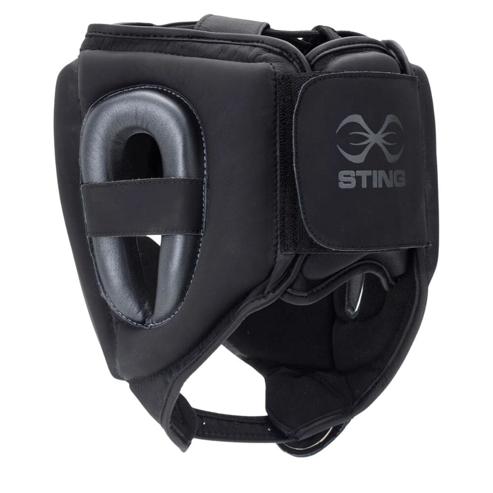 Sting Viper X Gel Full Face Head Guard Black/Grey Head Guards Sting