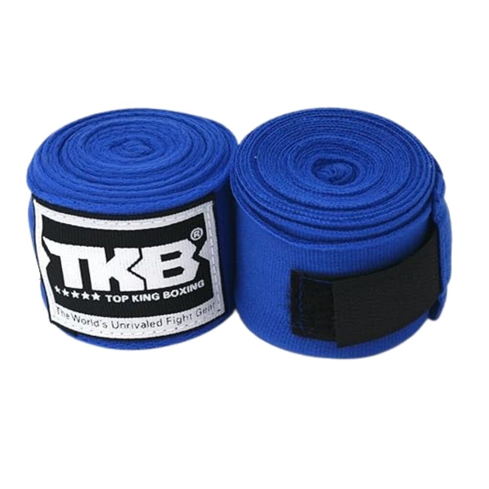 Top King 180 Inch Hand Wraps Blue Hand Wraps Top King Blue 180 Inch