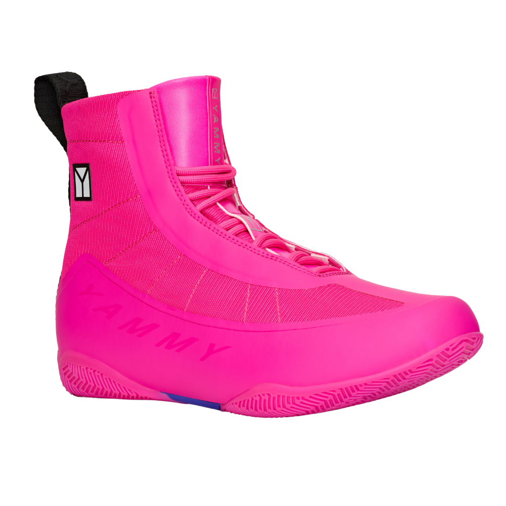 YAMMY Flux Pink Mid Boxing Shoes