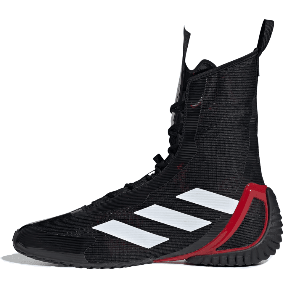 adidas Speedex Ultra Boxing Shoes Black/White/Red – MMA Fight Store