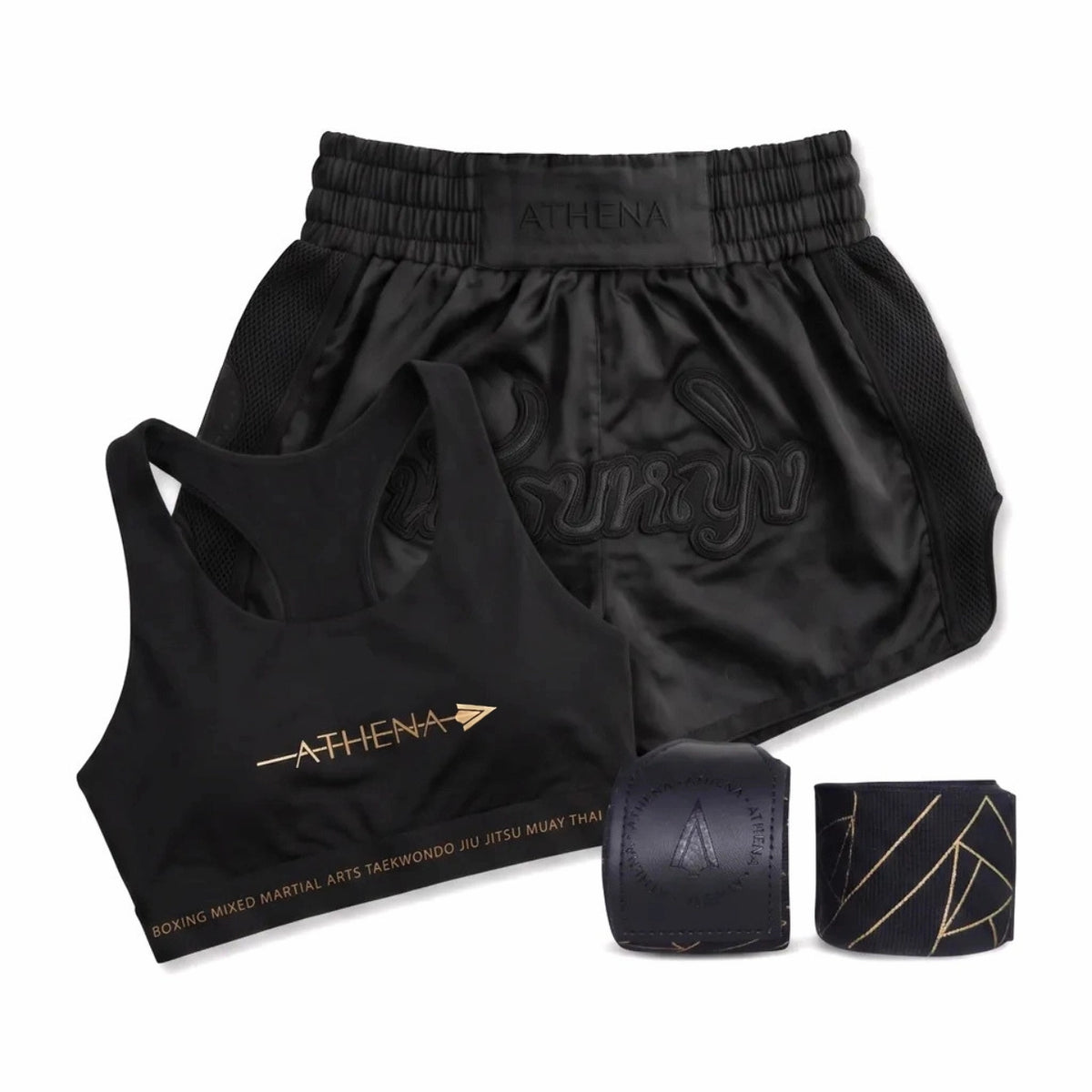 Athena Muay Thai Training Bundle Black