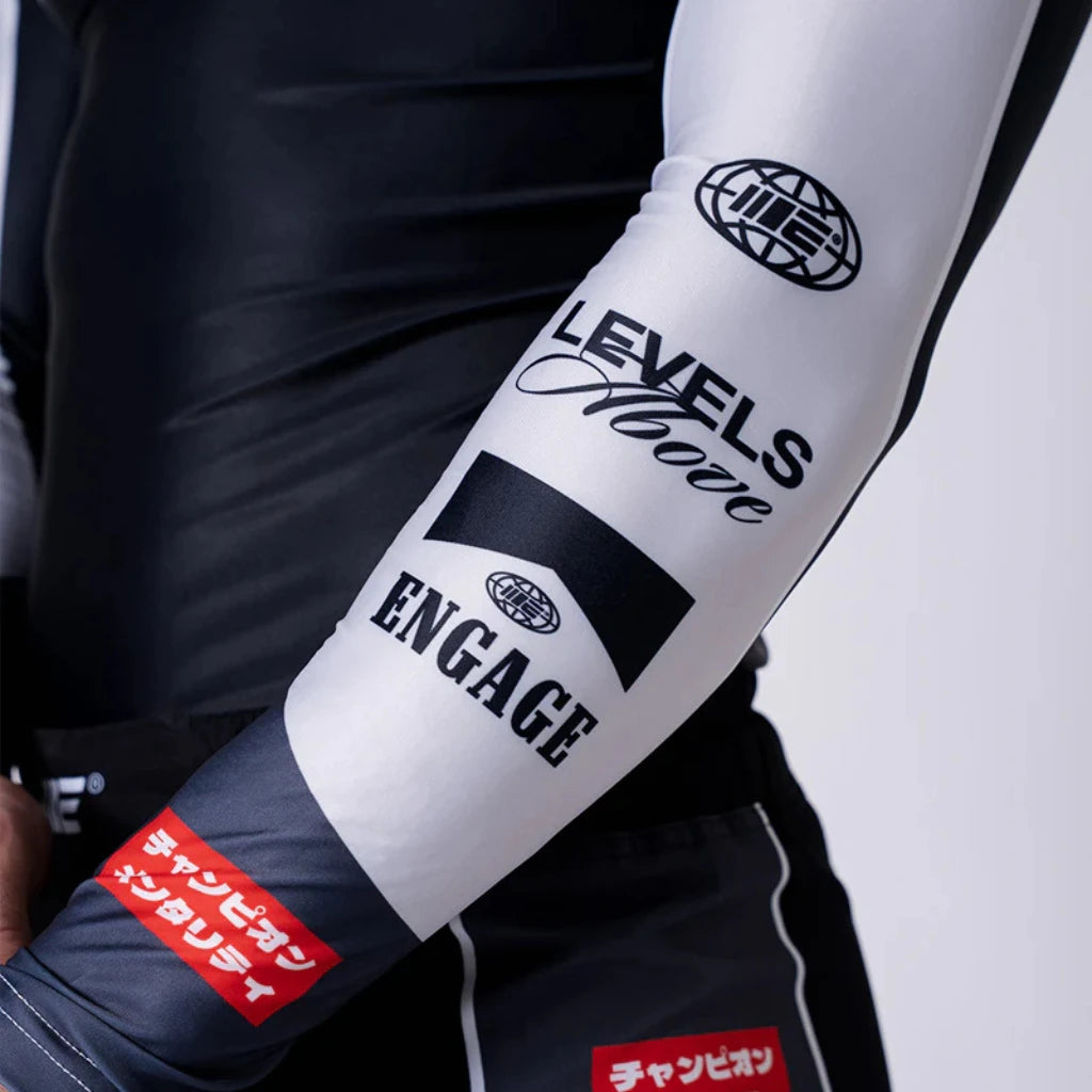 Engage Elemental Long Sleeve Rash Guard Black