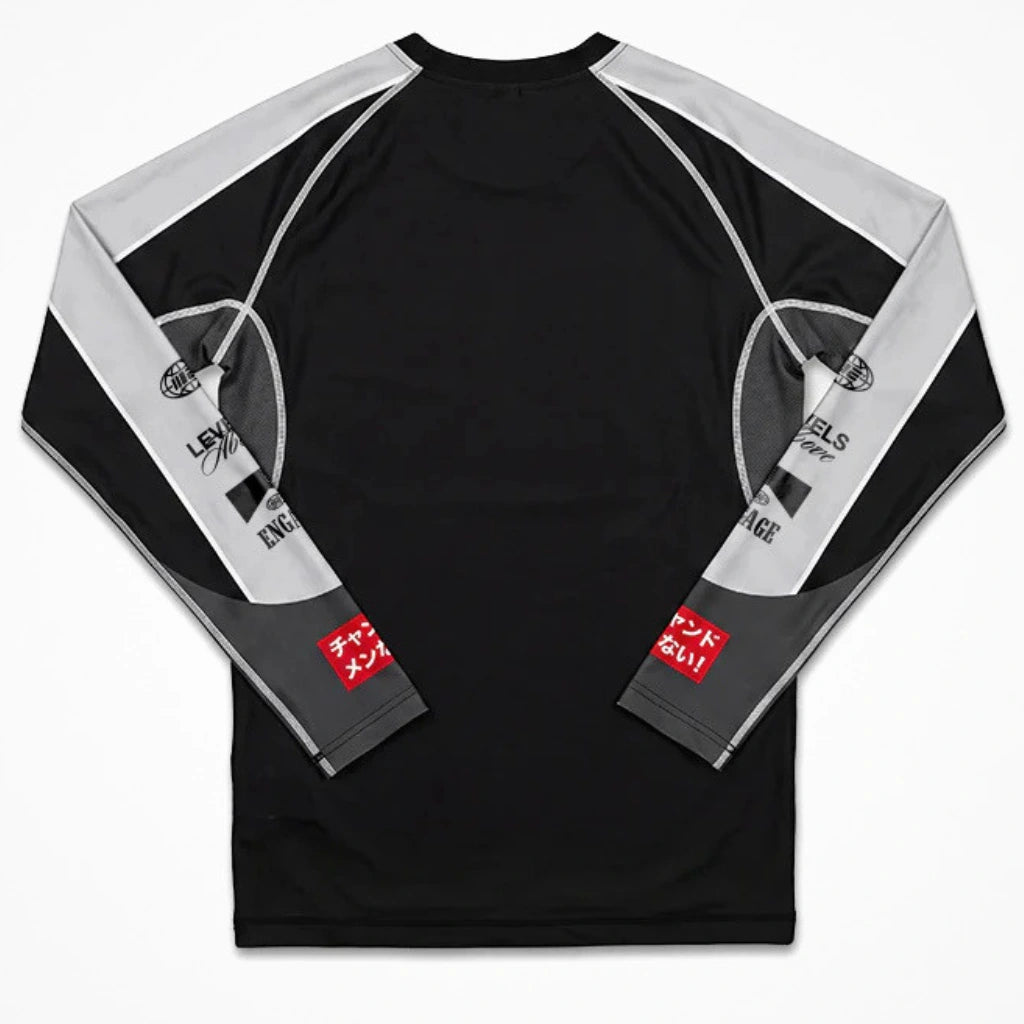 Engage Elemental Long Sleeve Rash Guard Black