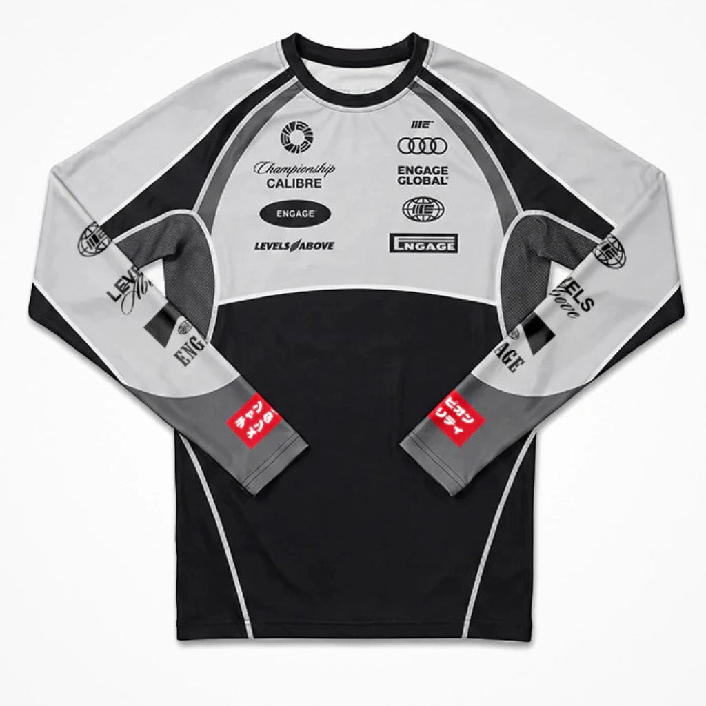 Engage Elemental Long Sleeve Rash Guard Black