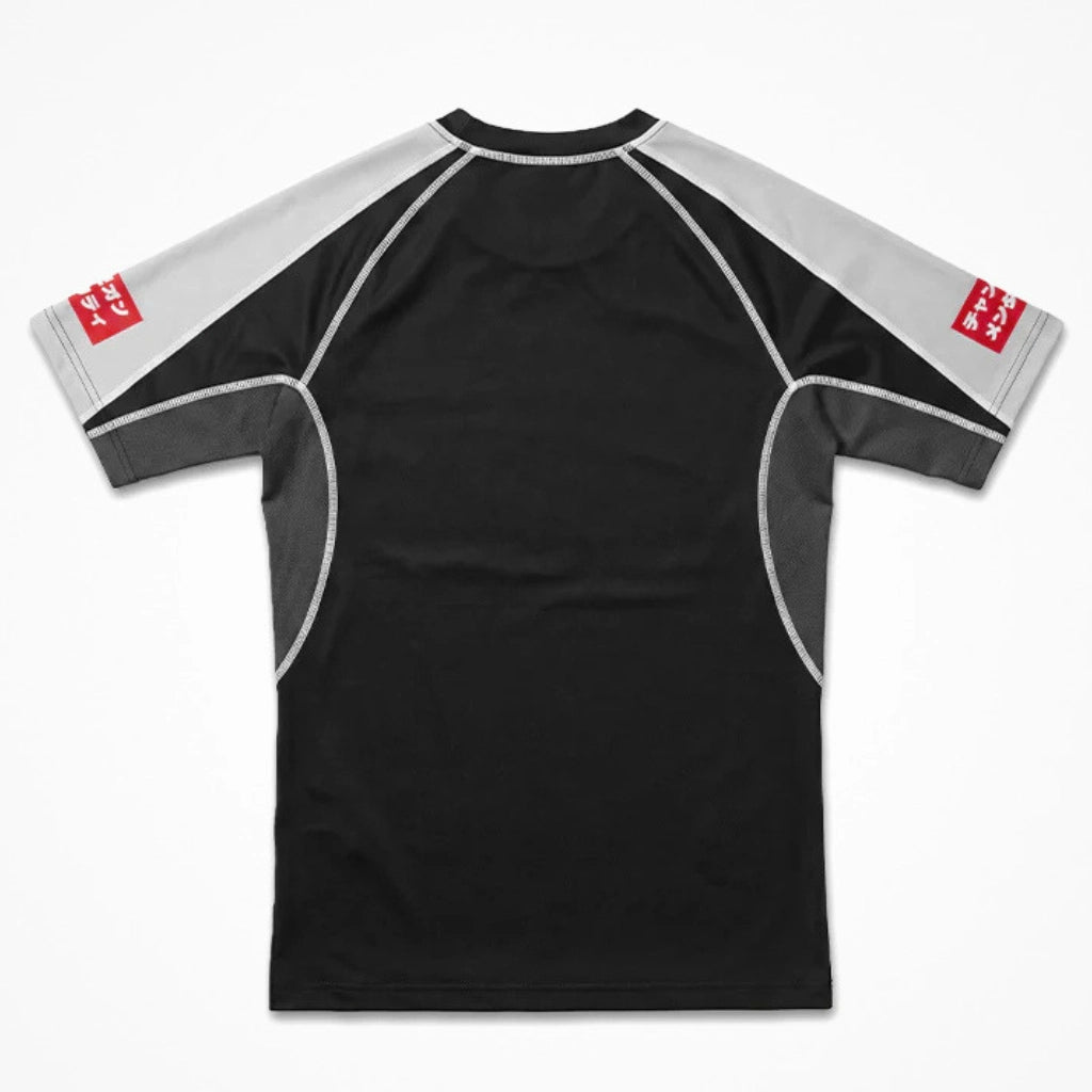 Engage Elemental Short Sleeve Rash Guard Black