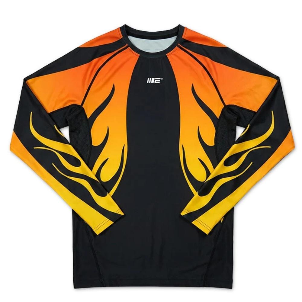 Engage Nebula Long Sleeve Rashguard Orange