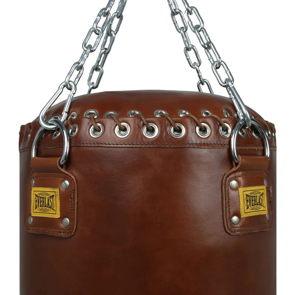 Everlast 1910 Pro Leather Heavy 4ft Bag Vintage Brown — view 2