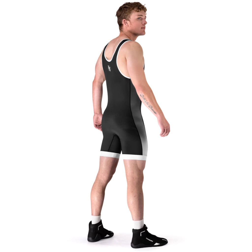 Hayabusa Mens Surge Wrestling Singlet Black — view 5