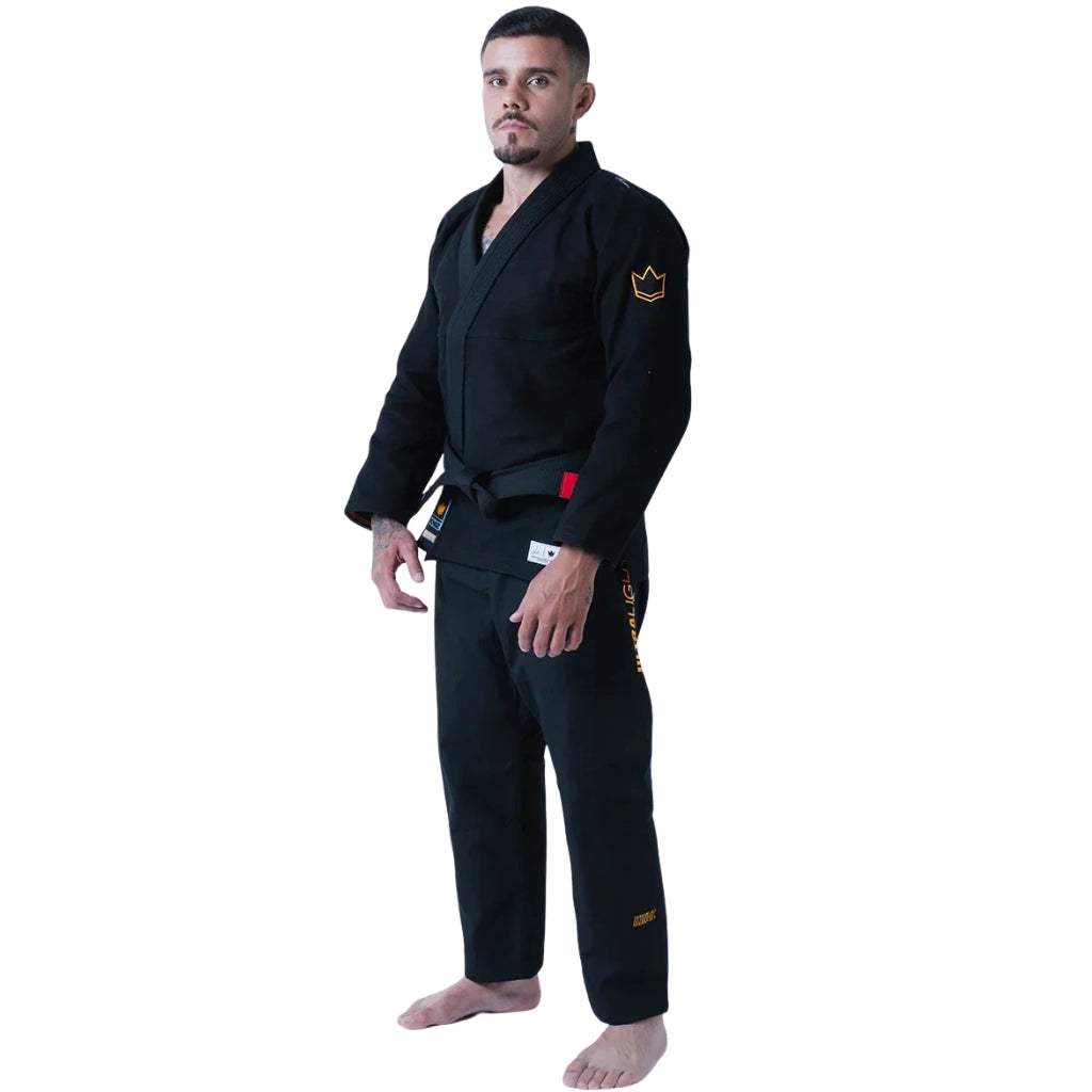 Kingz Mens Legends Never Die Jiu Jitsu Gi Black — Kingz