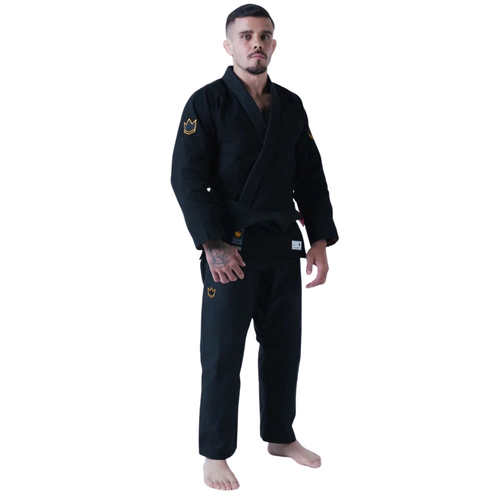 Kingz Mens Legends Never Die Jiu Jitsu Gi Black — Kingz
