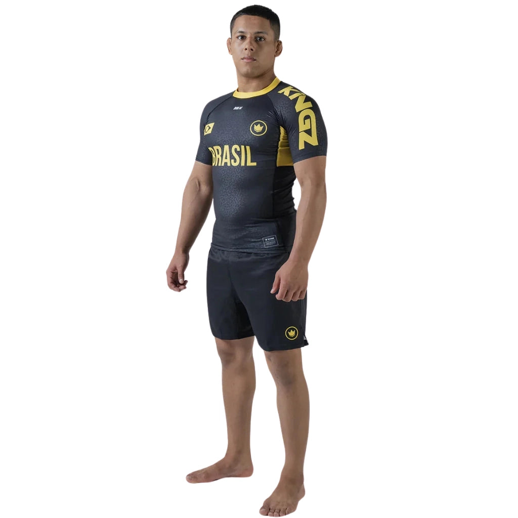 Kingz MI-K Roots Onca Pintada Rashguard Midnight Gray — view 11