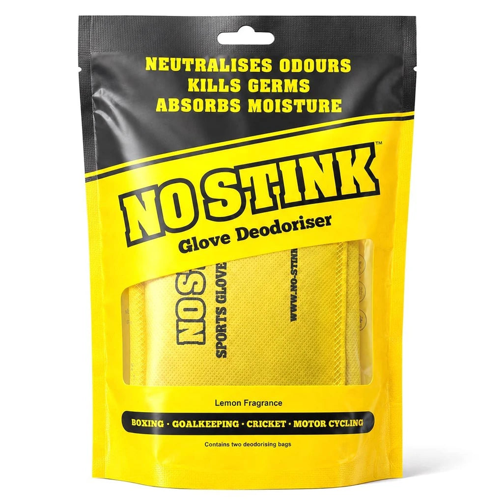 No Stink Glove Deodoriser retail pack, lemon fragrance, contains two bags