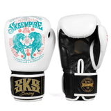 SKS Stickerbomb Muay Thai Gloves White