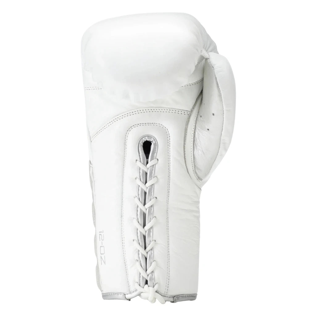 Sting Viper X Lace Up Sparring Gloves White/Silver