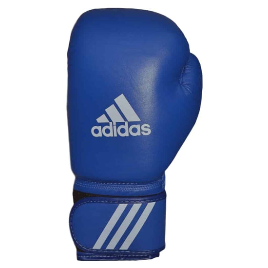 adidas AIBA Approved Boxing Gloves Blue Top