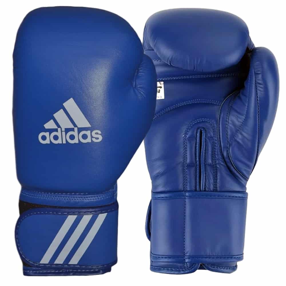 adidas AIBA Approved Boxing Gloves Blue