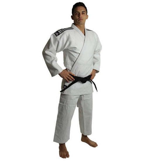 adidas IJF Approved Champion II Slim Fit Judo Gi White