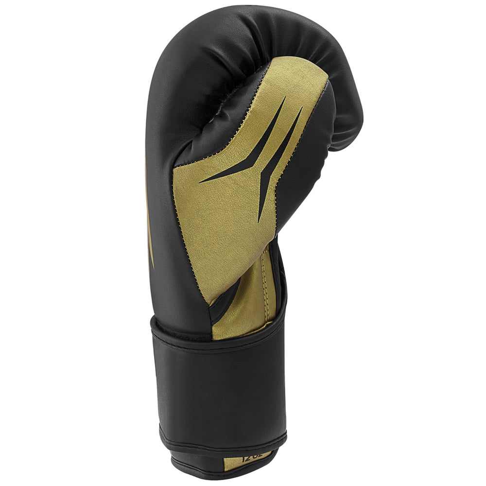 adidas Tilt 350 Pro Training Gloves Hook and Loop Black/Gold Thumb