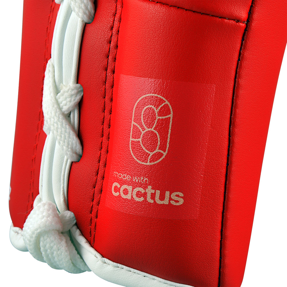 adidas Tilt 350 Pro Training Gloves Lace Up Blue/Red Cactus Logo